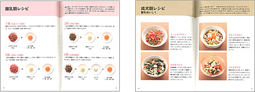 中身の見開き：ナチュラル派のための　イヌに手づくりごはん